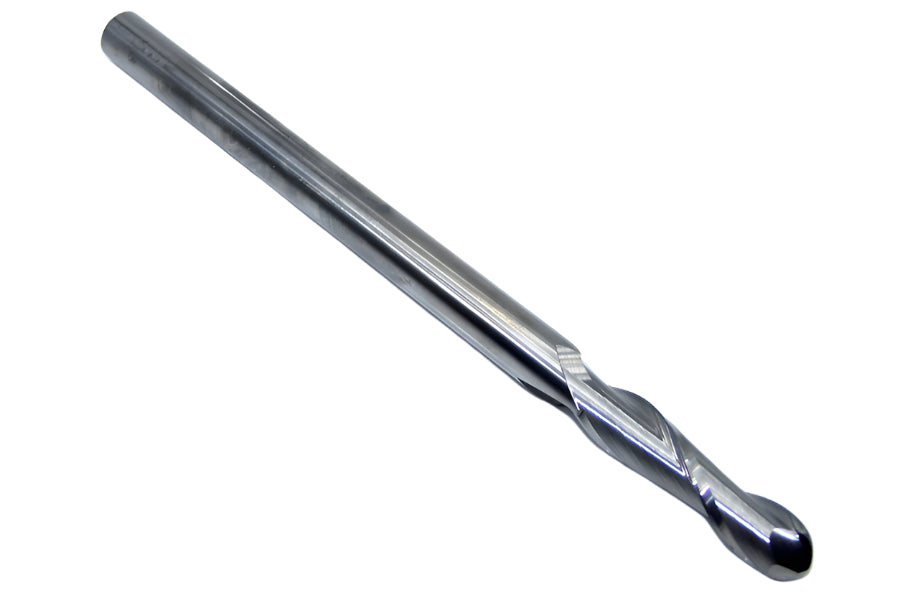 52902 YG1 3/8" Carbide 2 Flute End Mill Ball End Extended Length .375" Diameter 1.50" Flute 6.0" Length .375" Shank
