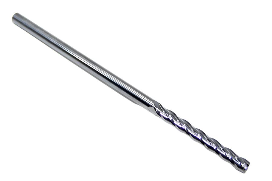 55558 YG1 1/8" Carbide 4 Flute End Mill SQ Long .125" Diameter 1.00" Flute 3.00" Length .125" Shank