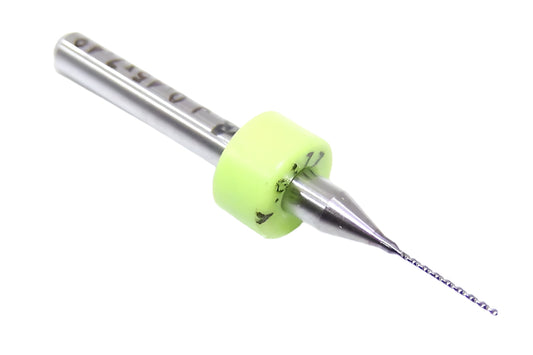 580.0177.295 Kyocera 0.45mm Carbide 2 Flute Drill PCB Type .0177" Diameter .295" Flute 1.50" Length .125" Shank