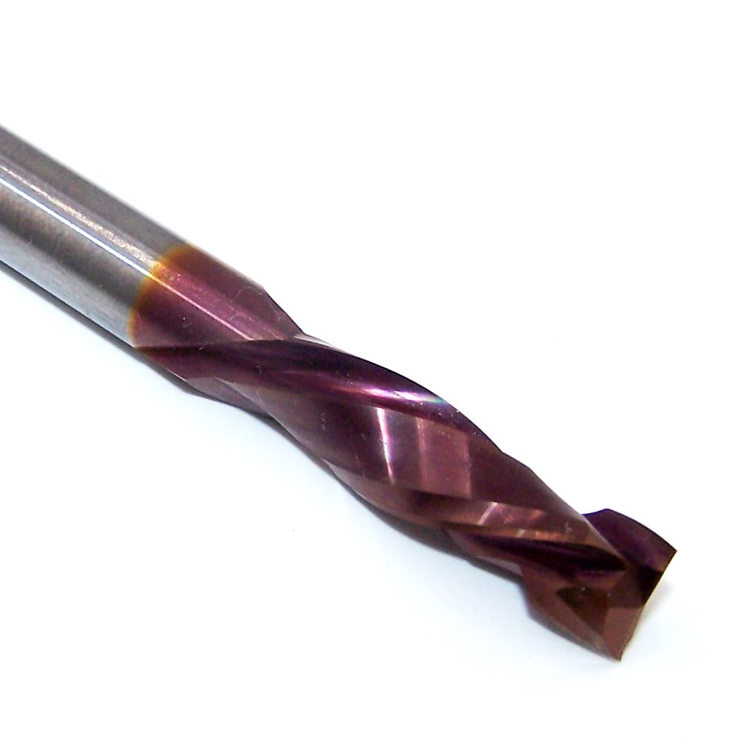 60-113MC Onsrud 1/4" Carbide Compression Router 2 Flute Marithon Coated .250" Diameter .875" Flute 2.50" Length .250" Shank for Laminated Wood