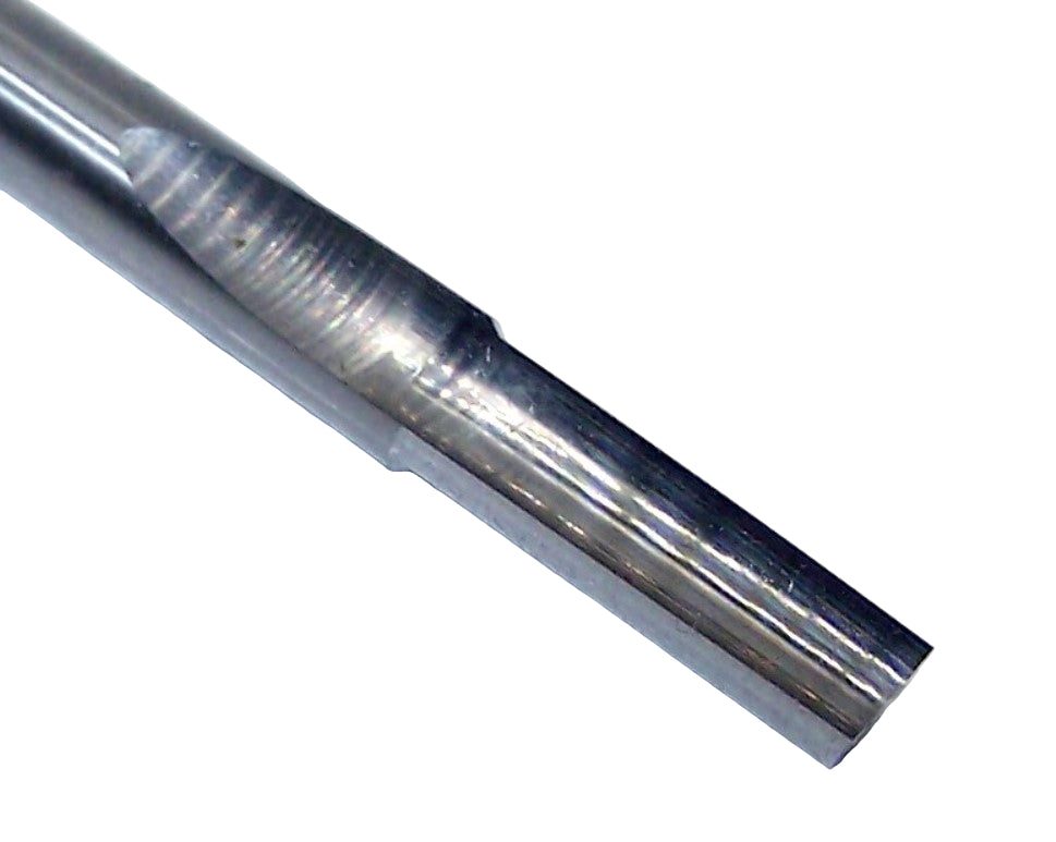 61-083L Onsrud 1/4" Carbide 1 Flute Router End Mill Straight Flute .250" Diameter .750" Flute 3.25" Length .250" Shank for Plastic