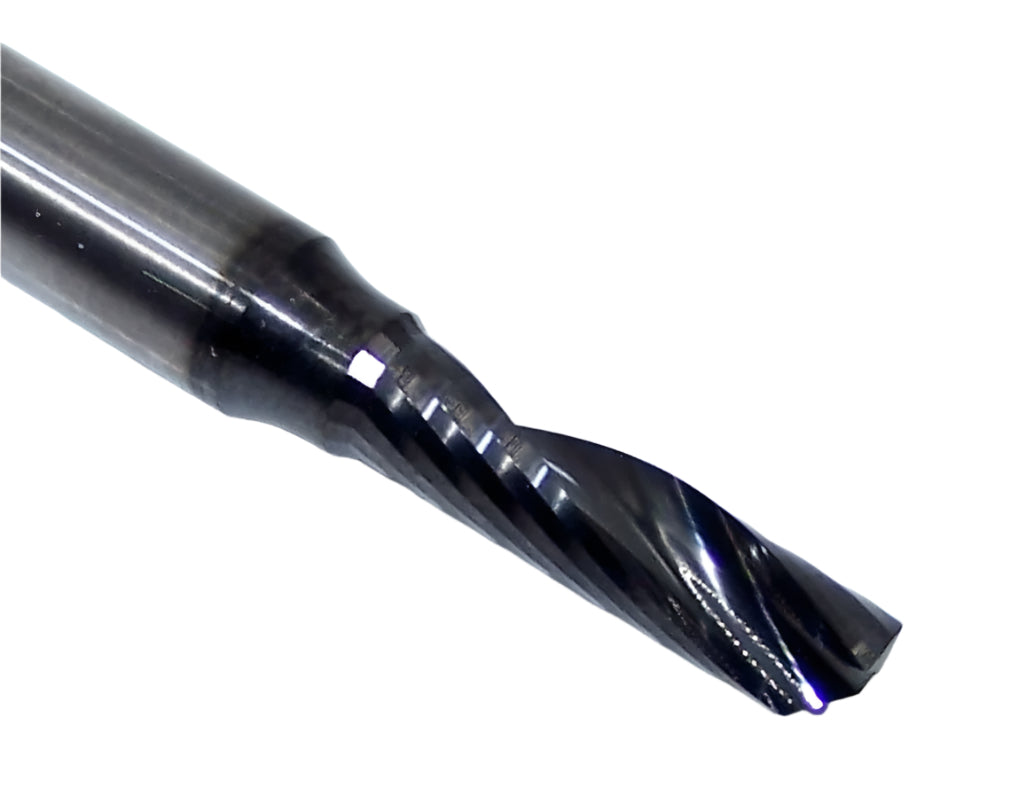 63-618ONX Onsrud 3/16" Carbide 1 Flute Router for Aluminum ONX Coating .187" Diameter .625" Flute 2.00" Length .250" Shank