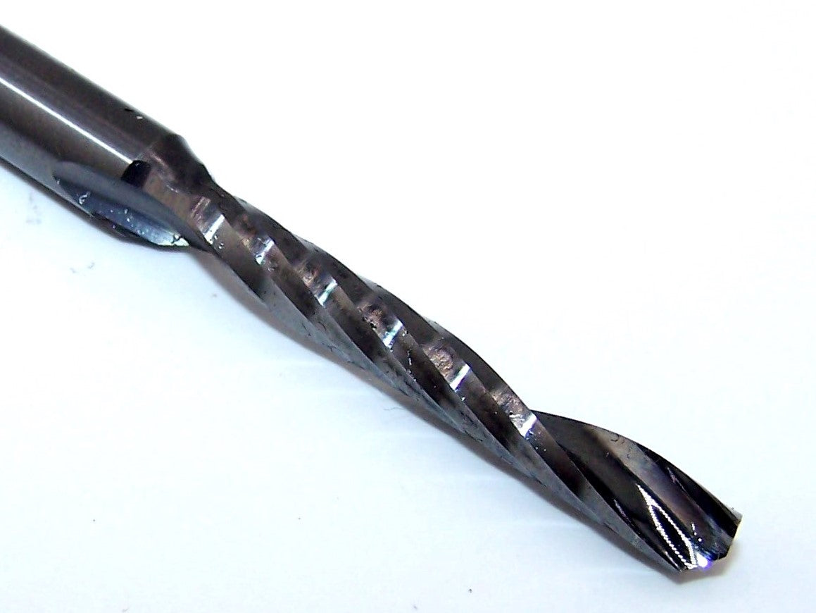 65-020 Onsrud 3/16" Carbide 1 Flute Upcut Router O Flute .1875" Diameter 1.25" Flute 3.00" Length .250" Shank