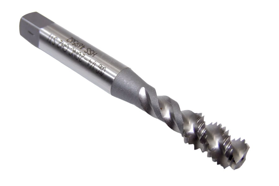 8010900 OSG 1/4-20 STI Spiral Flute Bottom Cut Tap 3 Flute H2 1.5P Bright
