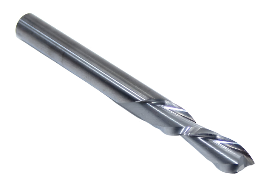 91013 SGS 1/4" Carbide 2 Flute Down Cut Router End Mill .250" Diameter .750" Flute 2.50" Length .250" Shank