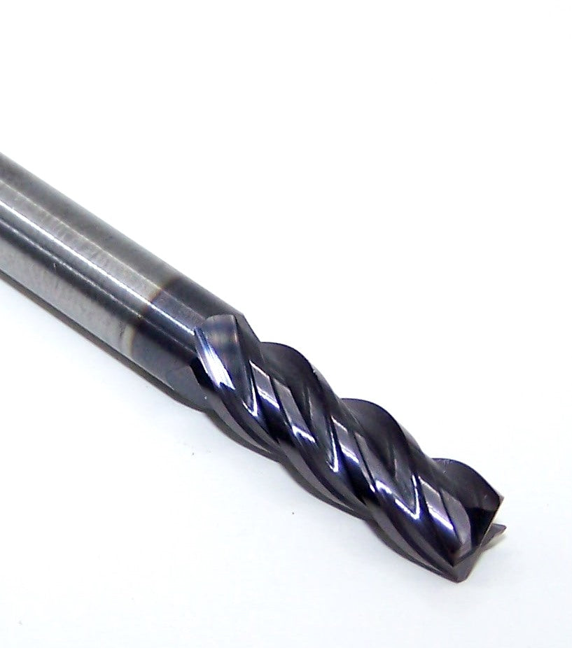 DVH41612RC Destiny Tool 1/4" Carbide 4 Flute End Mill .2500" Diameter .750" Flute 2.50" Length .020" Radius