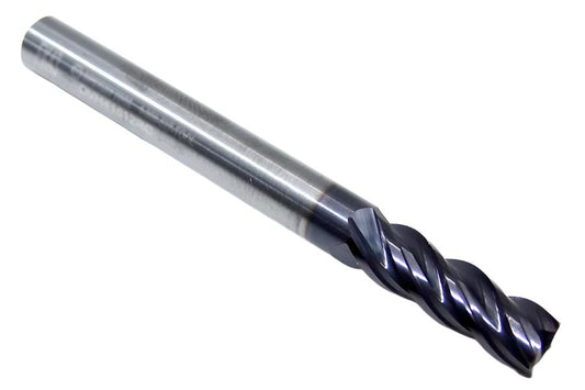 DVH41612RC Destiny Tool 1/4" Carbide 4 Flute End Mill .2500" Diameter .750" Flute 2.50" Length .020" Radius