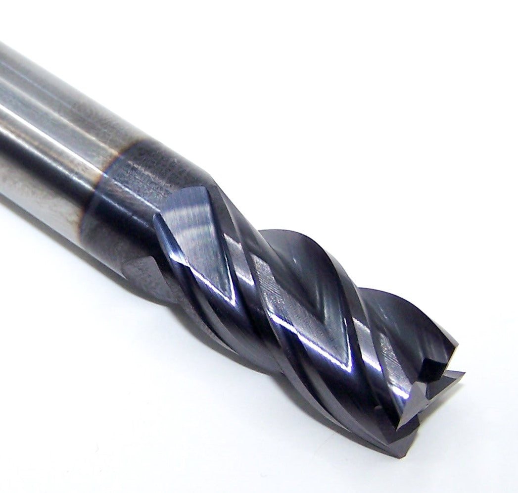 DVH43216C Destiny Tool 1/2" Carbide 4 Flute End Mill Square TiAlN .500" Diameter 1.00" Flute 3.00" Length