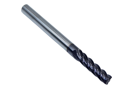 DVH51616RC Destiny Tool 1/4" Carbide 5 Flute End Mill .020" Radius TiAlN .250" Diameter 1.00" Flute 3.00" Length .250" Shank