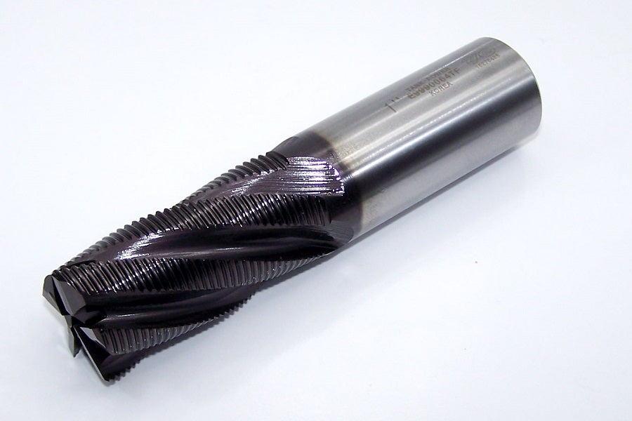 E9990064TF YG1 1.0" Powered Metal 5 Flute Roughing End Mill SQ TiAlN 1.00" Diameter 2.0" Flute 4.50" Length 1.00" Shank Tank Power