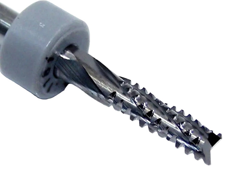 KTCMFBI118141002R Kemmer Precision 3.00mm Carbide Router Burr Chipbreaker Fishtail .1181" Diameter .410" Flute 1.50" Length .125" Shank