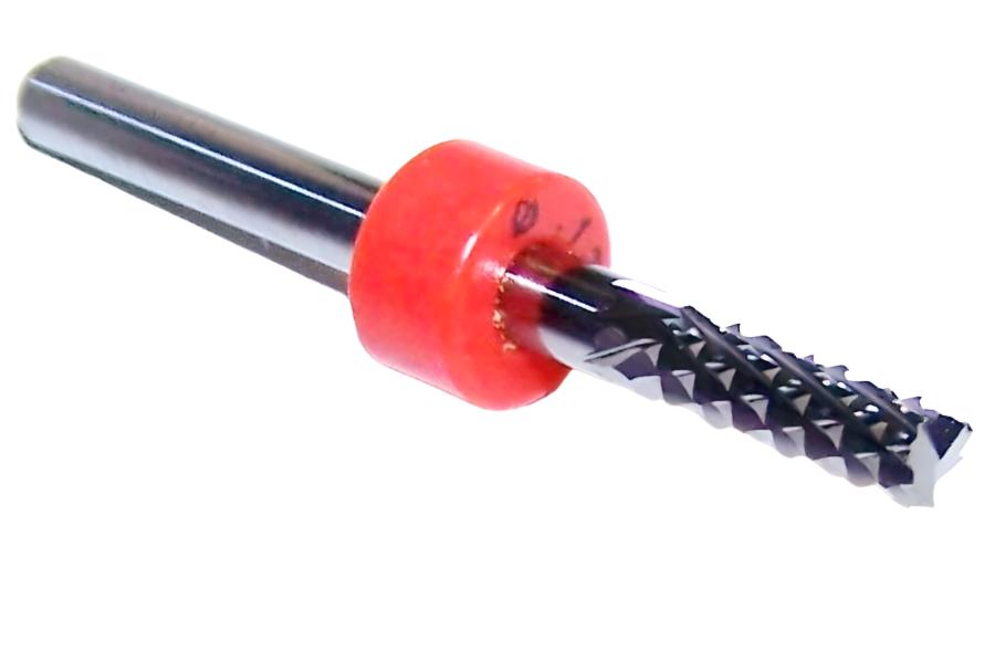 KTDMFBI125041002R Kemmer Precision 1/8" Carbide Diamond-Cut Router Burr, Fishtail .1250" Diameter .410" Flute 1.50" Length .125" Shank
