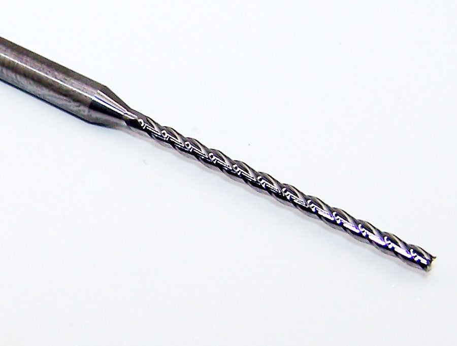 N55669 Niagara 1/16" Carbide 4 Flute End Mill Extended Length 0.0630" Diameter 1.00" Flute 3.00" Length .125" Shank