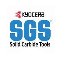 05112 Kyocera SGS 0.10mm Carbide 4 Flute Micro End Mill .0039" Diameter .0059" Flute 1.50" Length .1181" Shank