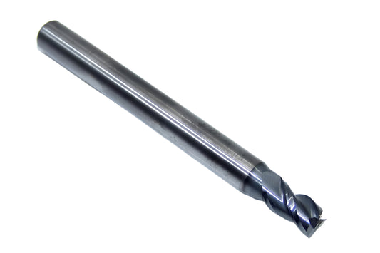 T2188O375 Kyocera Microtools 7/32" Carbide 3 Flute End Mill Stub SQ AX Coated  0.2188" Diameter 0.375" Flute 2.5" Length 0.25" Shank Titan Series