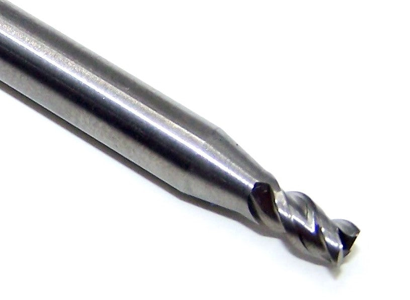 V308030 Destiny Tool 1/8" Carbide 3 Flute End Mill Viper SQ for Aluminum .125" Diameter .187 Flute 2.5" OAL .187 Shank