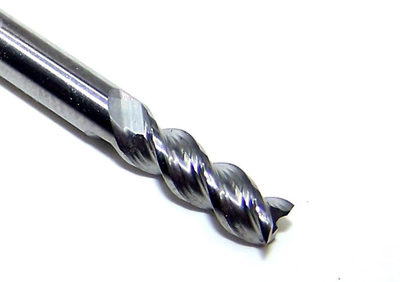 V30805 Destiny Tool 1/8" Carbide 3 Flute End Mill Viper SQ for Aluminum .125" Diameter .3125" Flute 1.5" OAL
