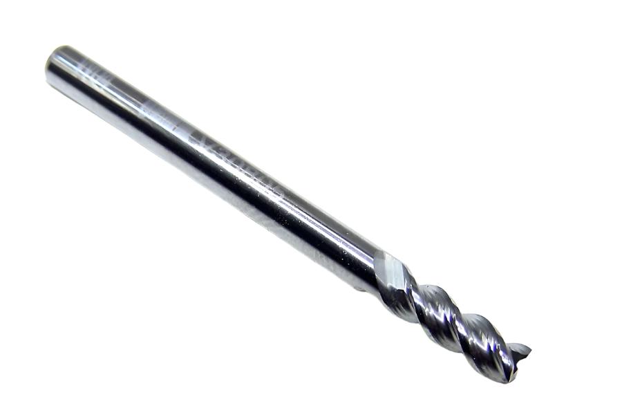 V30805 Destiny Tool 1/8" Carbide 3 Flute End Mill Viper SQ for Aluminum .125" Diameter .3125" Flute 1.5" OAL