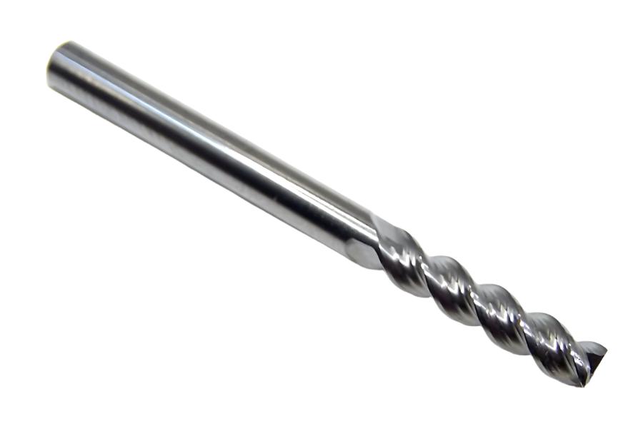 V30808 Destiny Tool 1/8" Carbide 3 Flute End Mill Viper SQ for Aluminum .125" Diameter .500" Flute 1.5" OAL
