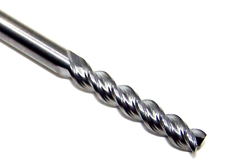 V30810 Destiny Tool 1/8" Carbide 3 Flute End Mill Viper SQ for Aluminum .125" Diameter .625" Flute 2" OAL