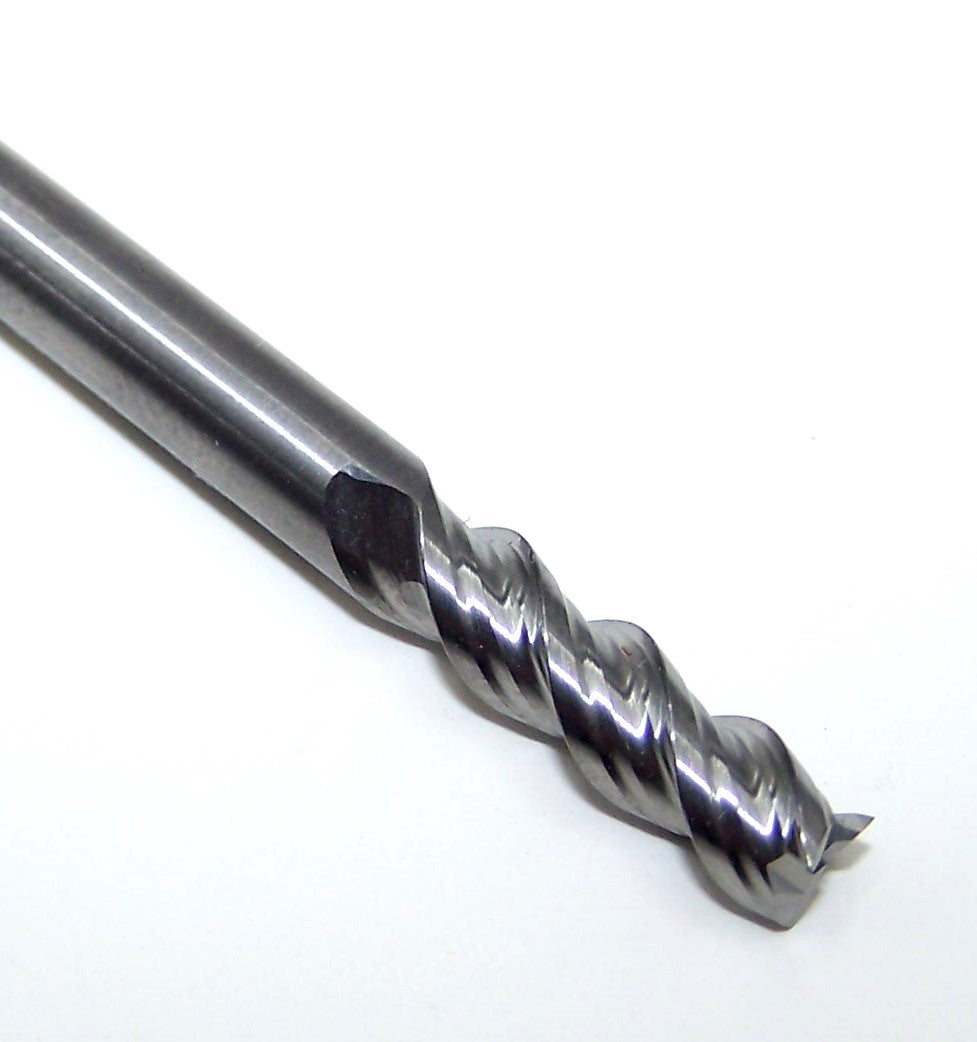 V31209 Destiny Tool 3/16" Carbide 3 Flute End Mill Viper SQ for Aluminum .1875" Diameter .5625" Flute 2.0" OAL .188" Shank
