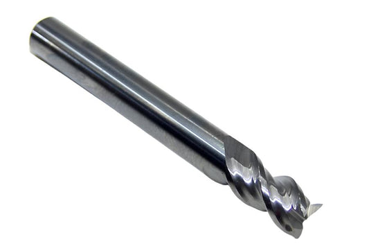 V31606 Destiny Tool 1/4" Carbide 3 Flute End Mill Viper SQ for Aluminum .250" Diameter .375" Flute 2.0" OAL