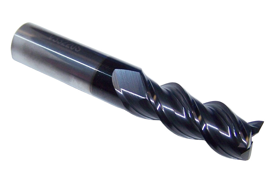 V33220S Destiny Tool 1/2" Carbide 3 Flute End Mill Viper for Aluminum Stealth Coated .500" Diameter 1.25" Flute 3.0" OAL .500" Shank