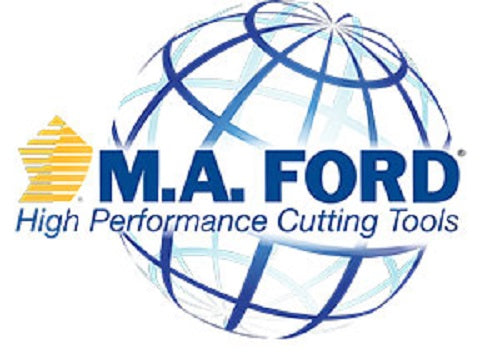 61T037502 MAFord 82° Countersink HSS Uniflute TiN .375" Diameter 2.00" Length .250" Shank (61082)