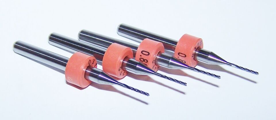 CHIPBREAKER CARBIDE ROUTER BURRS 0.80mm (.0315") FT Kyocera PCB 2300.0315.197