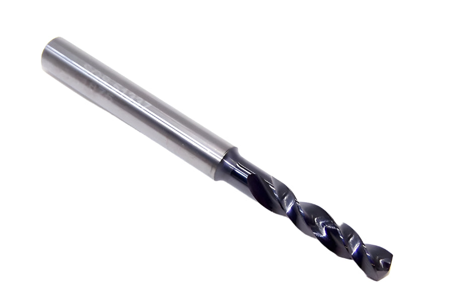 51337 SGS Carbide 3/16" Carbide Drill 2 Flute External Coolant .1875" Diameter 1.00" Flute 2.625" Length .250" Shank 145° Point