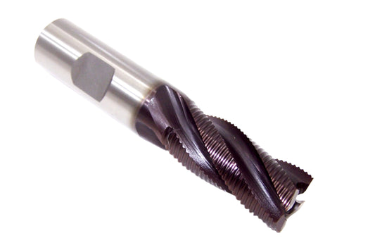 4551311 OSG 3/4" Cobalt-HSS 4 Flute Roughing End Mill SQ TiAlN .750" Diameter 1.625" Flute  3.875" Length 0.750" Shank