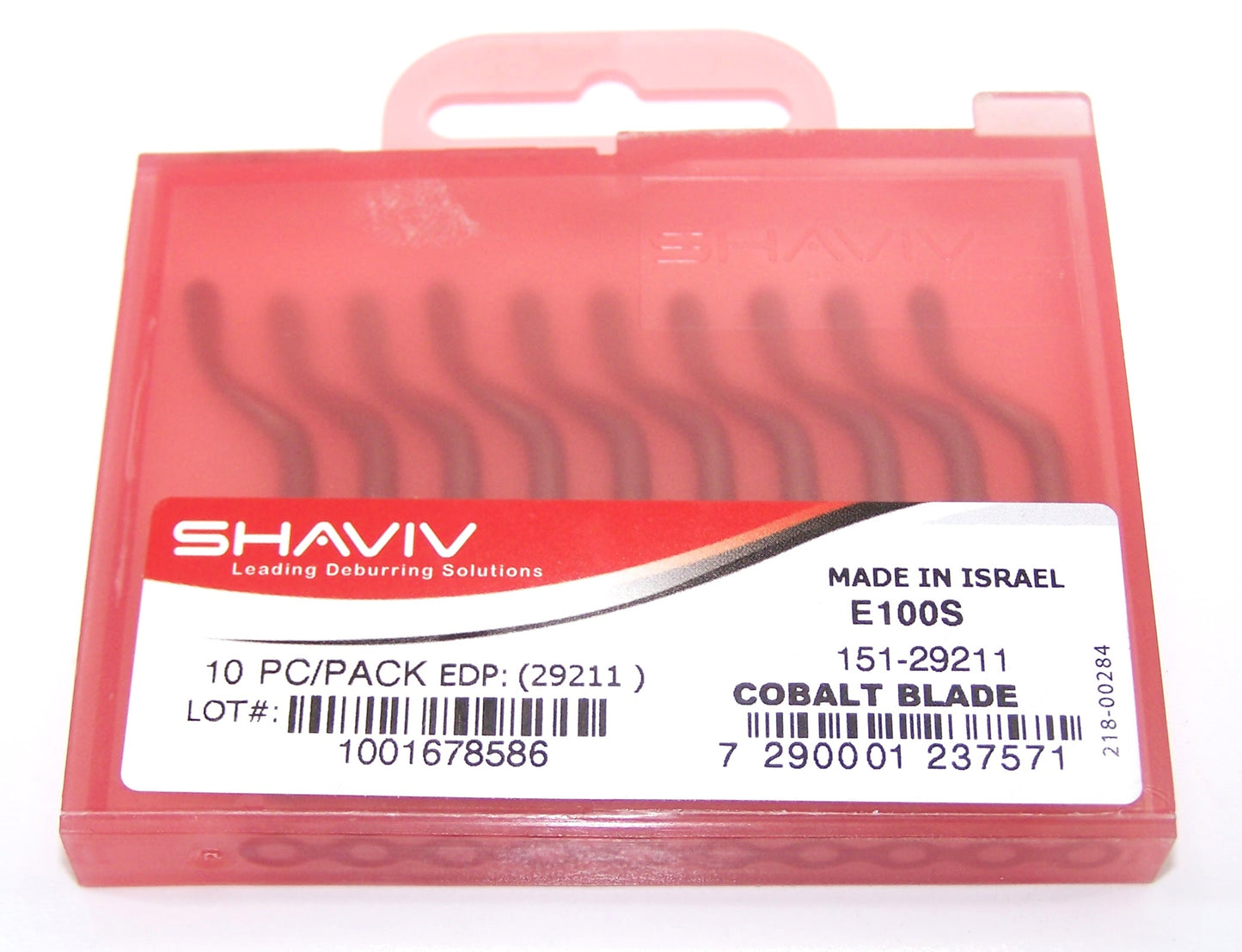 151-29211 Shaviv E100S 29211 Cobalt Steel Right Hand Deburr Blade (Pack of 10)