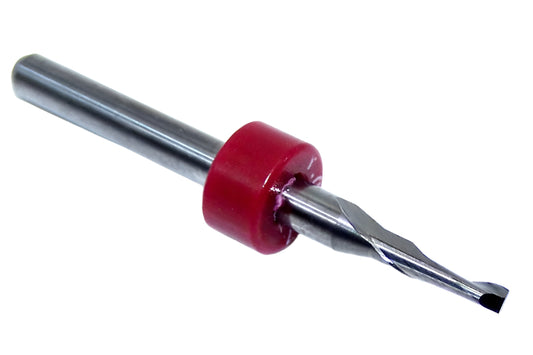 1560.0787.236 Kyocera 2.00mm Carbide 1 Flute End Mill Soft Material .0787" Diameter .236" Flute 1.50" Length .125" Shank