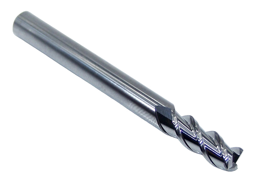 28573 YG1 1/4" Carbide 3 Flute End Mill ALU-POWER SQ for Aluminum .250" Diameter 625" Flute 2.50" OAL .250" Shank