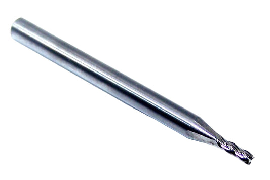 00570 Kyocera SGS 1/16" Carbide 4 Flute End Mill Square 0.0620" Diameter .186" Flute 1.50" Length .125" Shank