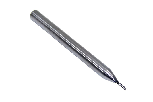 00908 Kyocera SGS 1/32" Carbide 4 Flute Ball End Mill  .031" Diameter .093" Flute 1.5" Length .125" Shank