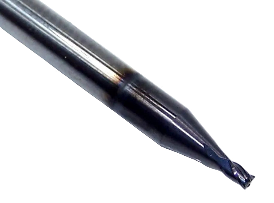 02408 Kyocera SGS 3/64" CARBIDE 4 Flute End Mill AlTiN  .0470" Diameter .071"Flute 1.50" OAL .125" Shank