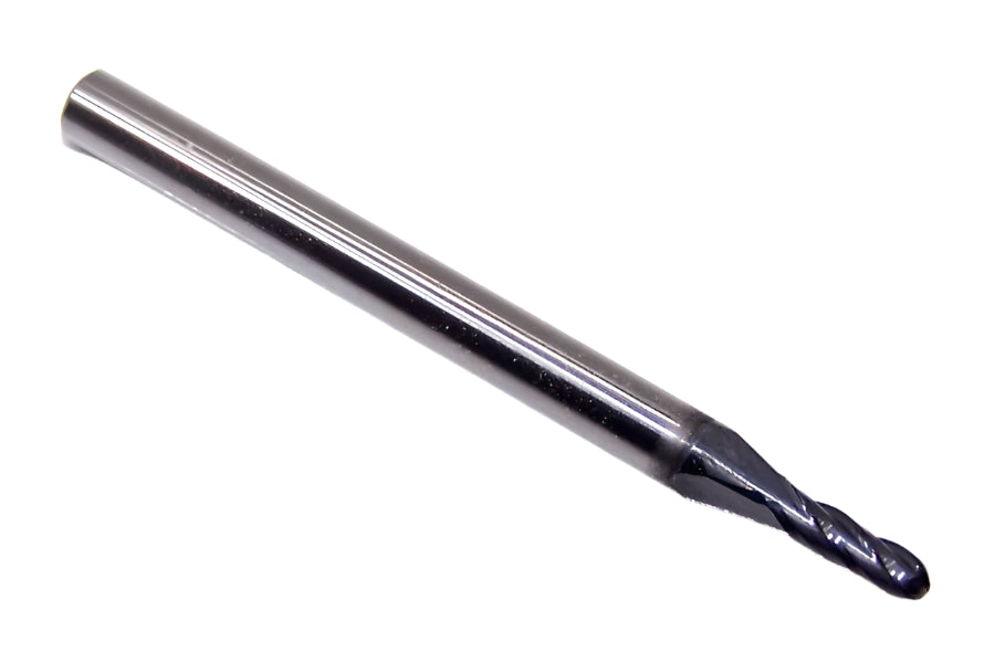 02629 Kyocera SGS 5/64" Carbide 4 Flute Ball End Mill AlTiN  .0781" Diameter .234" Flute 1.5" Length .125" Shank