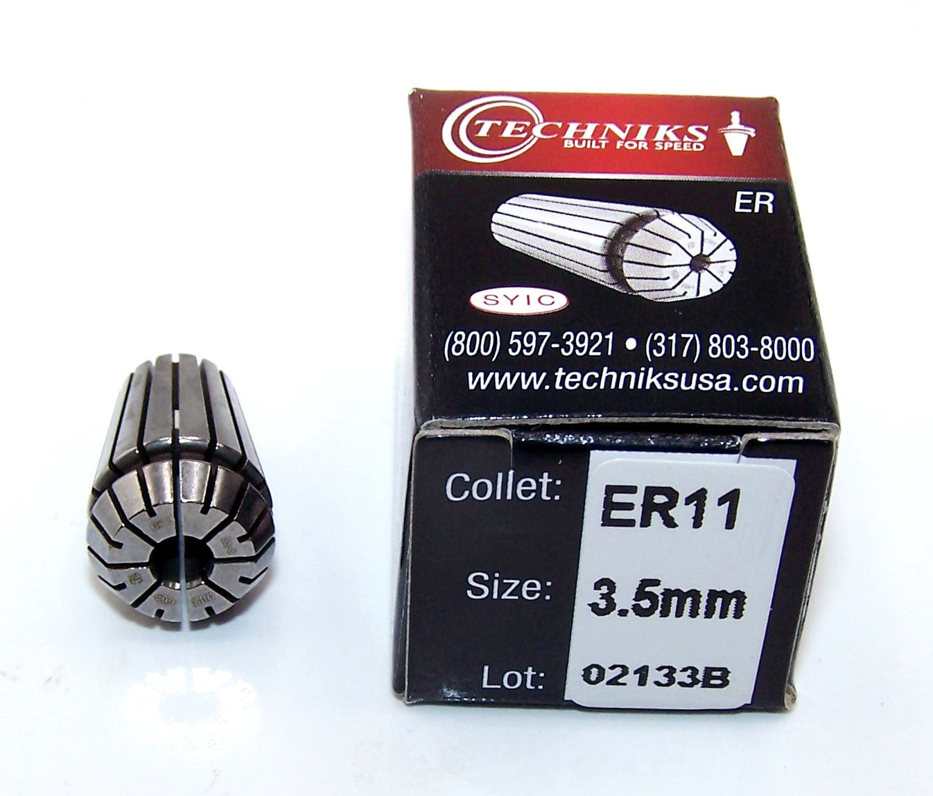 04211-03.5 Techniks ER11 3.5mm Precision Spring Collet