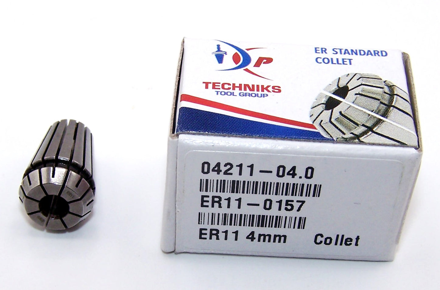 04211-04.0 Techniks ER11 4.0mm Precision Spring Collet