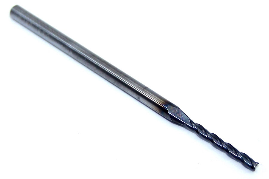 04227 Kyocera SGS 5/64" Carbide 3 Flute End Mill Long Length SQ AlTiN Coated 0.0780" Diameter 0.496" Flute 2.50" Length 0.125" Shank