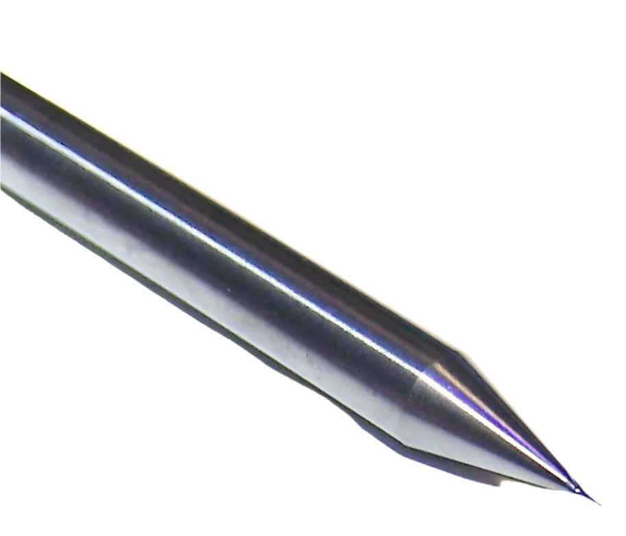 05002 Kyocera SGS 0.10mm Carbide Micro End Mill .0039" Diameter .0059" Flute 1.50" Length .1181" Shank