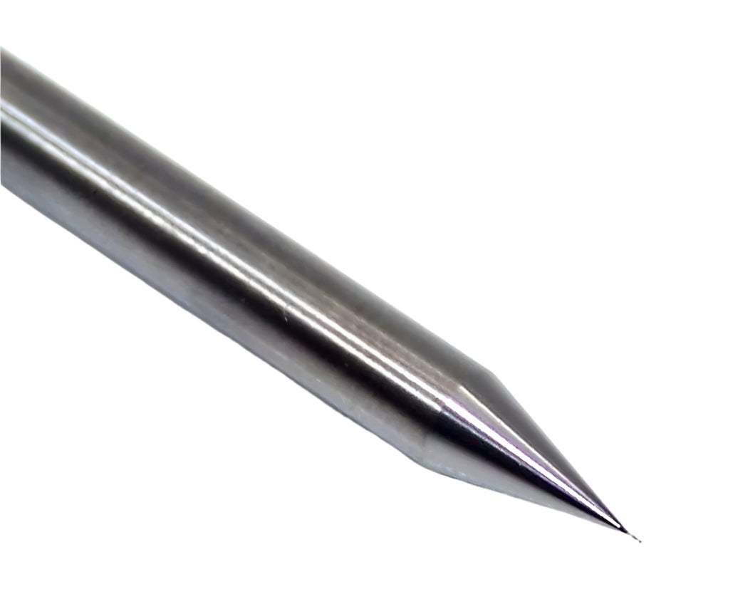 05003 Kyocera SGS 0.10mm Carbide Micro End Mill .0039" Diameter .0118" Flute 1.50" Length .125" Shank