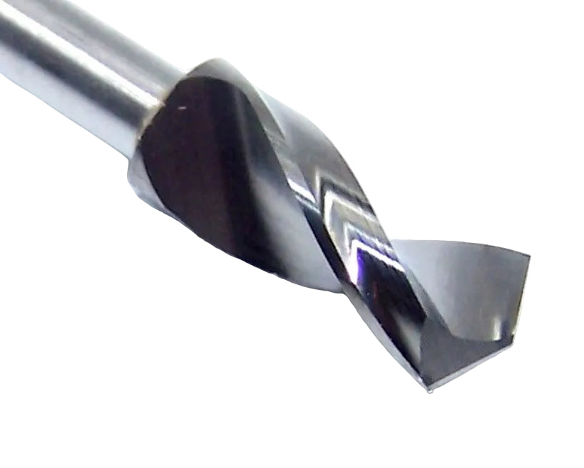 06139 Kyocera SGS 5.20mm Carbide Drill 2 Flute .2047" Diameter .500" Flute 1.50" Length .125" Shank 130° Point