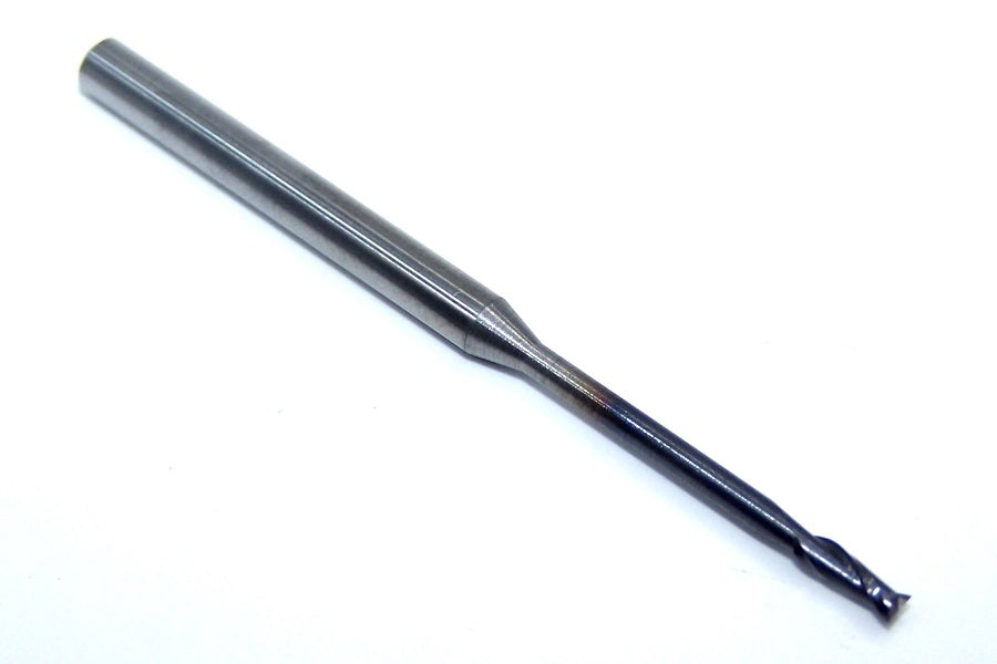 03442 Kyocera SGS .0700" Carbide 2 Flute End Mill SQ .840" Reach AlTiN Coated .0700" Diameter .210" Flute 2.00" Length .125" Shank