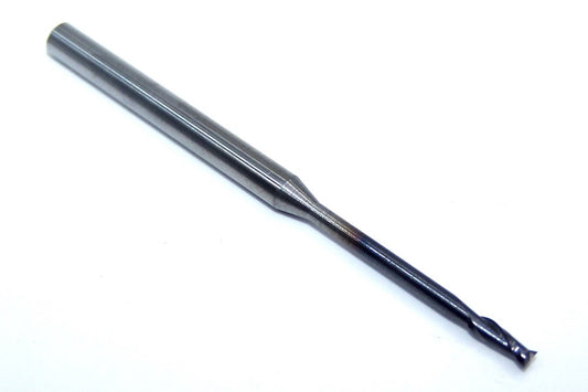 03442 Kyocera SGS .0700" Carbide 2 Flute End Mill SQ .840" Reach AlTiN Coated .0700" Diameter .210" Flute 2.00" Length .125" Shank