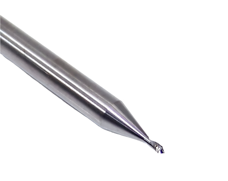 07020 Kyocera SGS 1/32" Carbide Spot Drill 2 FLUTE 0.0312" Diameter .090" Flute 1.50" Length .125" Shank 90° Point