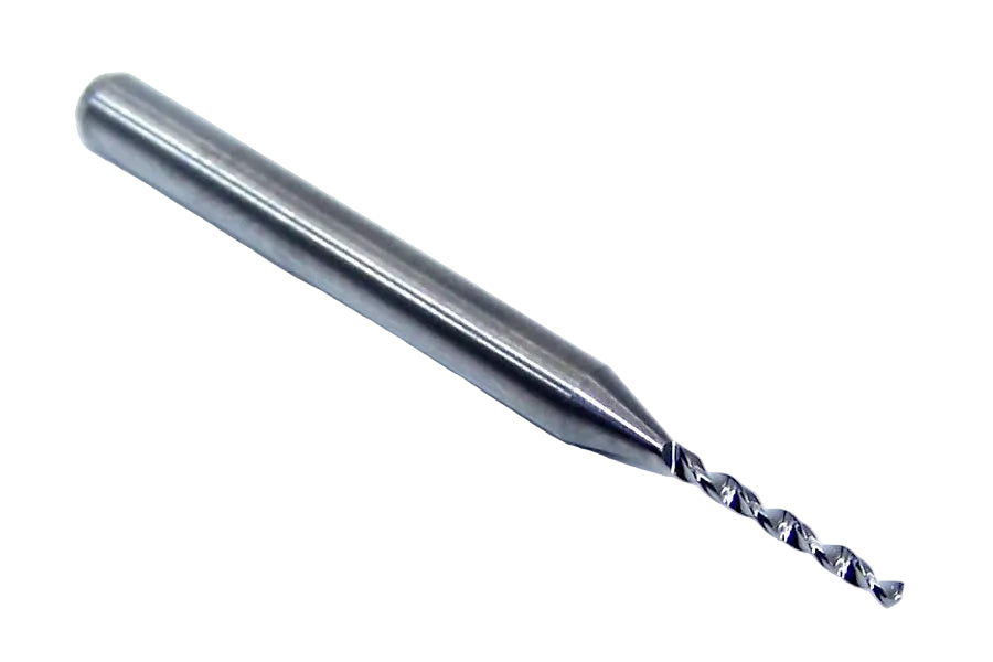 07324 Kyocera SGS #57 Carbide Drill 2 Flute 0.0430" Diameter .400" Flute 1.50" Length .125" Shank 130° Point