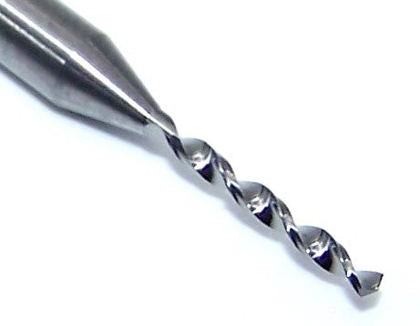 07328 Kyocera SGS #56 Carbide Drill 2 Flute 0.0465" Diameter .400" Flute 1.50" Length .125" Shank 130° Point