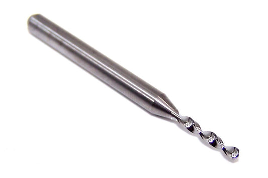 07342 Kyocera SGS 1.60mm Carbide Drill 2 FLUTE .0630" Diameter .400" Flute 1.50" Length .125" Shank 130° Point